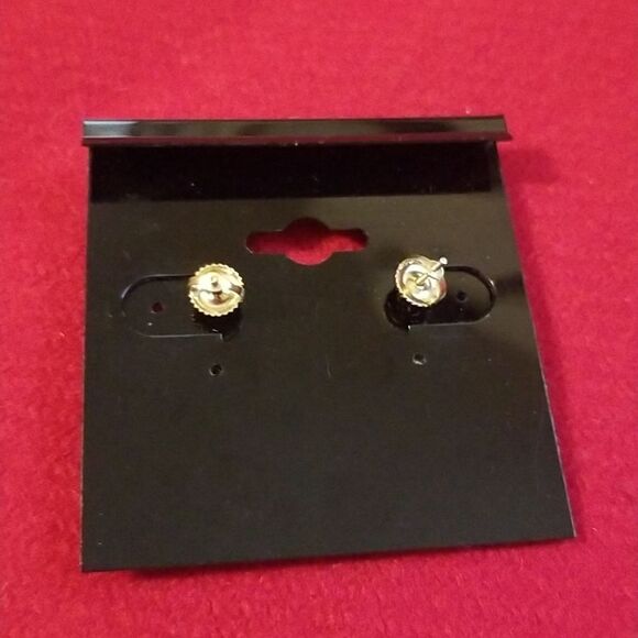 !!NWT Sterling Silver with Gold Plating Post Earrings - Picture 3 of 3